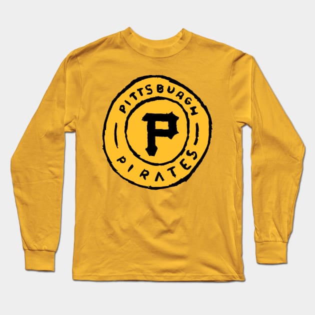 Pittsburgh Pirateeees 03 Long Sleeve T-Shirt by Very Simple Graph